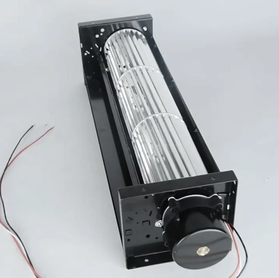 Ventilateur à flux transversal 12 V 24 V CC avec contrôle de vitesse PWM 0 ~ 10 V pour la chaleur du sol CVC